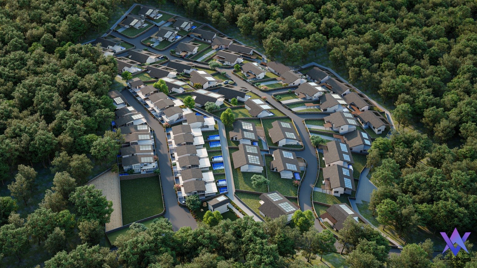 Township & Masterplan 3D Visualization Services
